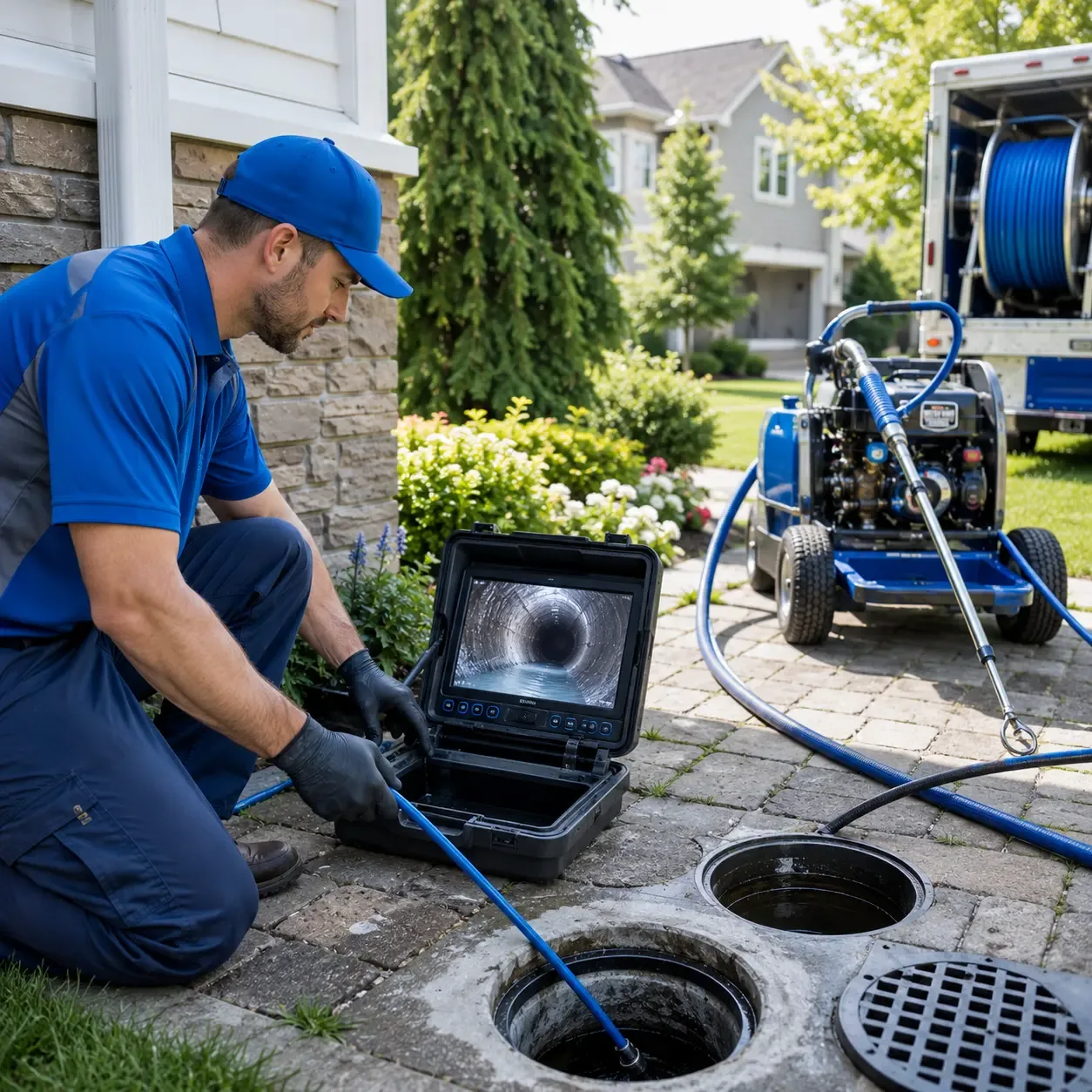 Outdoor drain cleaning professionals serving Marblehead, MA